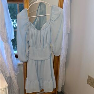 Light Blue Mini Dress